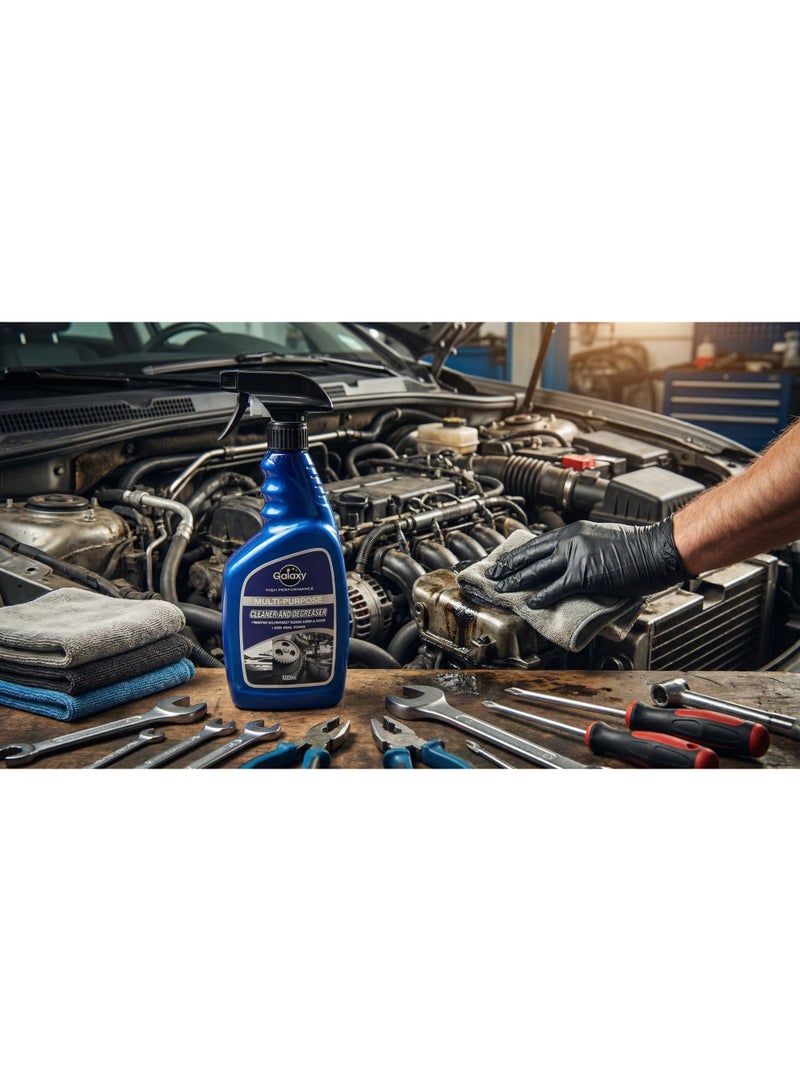 Galaxy Engine Cleaner Spray – 500ml | Car Engine Degreaser | Removes the Toughest Grease, Oil & Grime | Easy Spray Bottle - Image 2